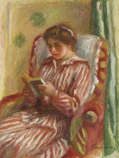 Gabrielle lisant by Auguste Renoir