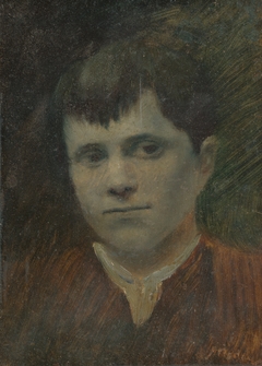 Head of a Peasant Boy by László Mednyánszky
