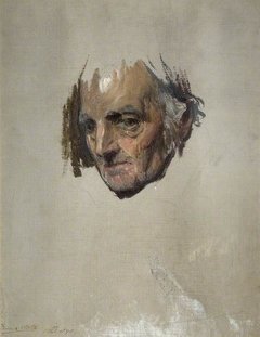 Head Of An Old Man by Francis Montague Holl