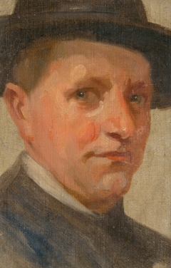 Head Study of a Man by Ľudovít Pitthordt