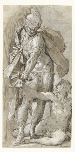 Saint Martin and the Beggar by Bartholomeus Spranger