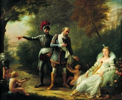 Henri IV leaving Gabrielle d'Estrées by Mademoiselle Rivière