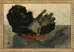 Hoed en handschoenen by Floris Verster
