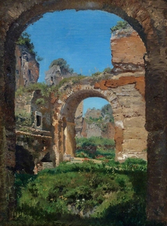 Inside the Baths of Caracalla by Thorald Læssøe