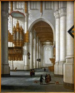 Intérieur de l'église Saint-Laurent à Rotterdam by Anthonie de Lorme