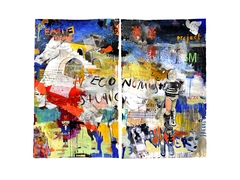 "it's the economist" 2,40 x 2,00m by Jenny Kodonidou