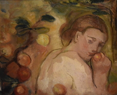 Jeune femme à la pomme (Eve) by Marie Bermond