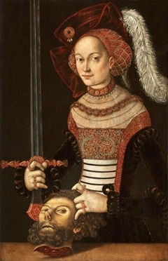 Judith with the Head of Holophernes. by Lucas Cranach the Elder