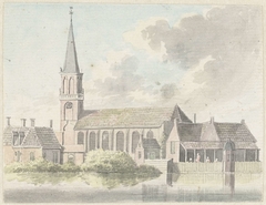 Kerk te Broek in Waterland by Hendrik Tavenier