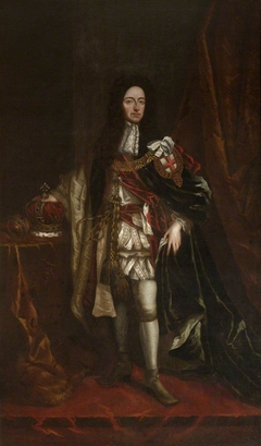 King William III (1650–1702) in Garter Robes by After Sir Godfrey Kneller