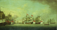 Knowles's Action off Havana by Thomas Craskell