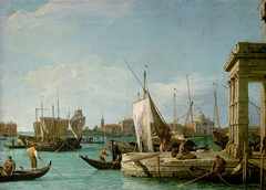La Punta della Dogana by Canaletto