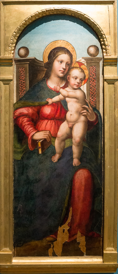 La Vierge à l'enfant Jésus by Vincenzo Civerchio
