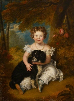 Lady Adelaide Georgiana Fitzclarence (1821-1883) as a Child by William Derby