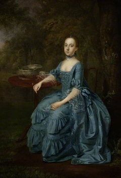 Lady Milner (née Miss Mordaunt) by Arthur Devis