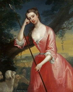 Lady Rachel Cavendish, Lady Morgan (1697 - 1780), as a Shepherdess by Charles Jervas