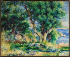 Landscape on the Coast, near Menton by Auguste Renoir