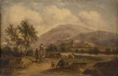 Landscape with Cattle, Italy by Andries Both