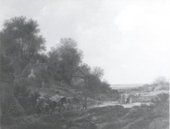 Landscape with Figures by Pieter de Molijn