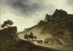 Landscape with Goatherds by Georges Michel