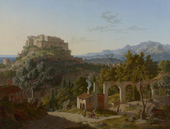 Landscape with the Castle of Massa di Carrara by Leo von Klenze