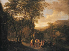 Landscape with the Judgement of Paris by Jan Both