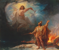 Lemminkäinen on a Lake of Fire by Robert Wilhelm Ekman