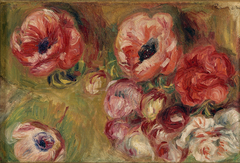 Les anémones by Auguste Renoir
