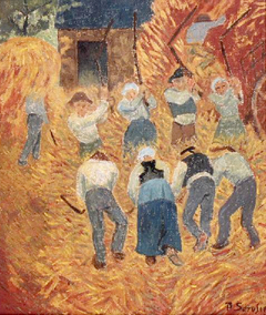 Les batteurs de blé noir by Paul Sérusier