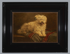 Liggend hondje, toegeschreven aan Henriëtte Ronner-Knip, 1850–1870 by Henriëtte Ronner-Knip