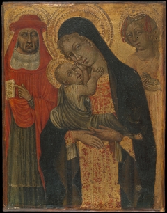 Madonna and Child with Saints Jerome and Agnes by Giovanni di Paolo