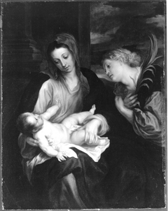 Maria mit dem Christuskind und der hl. Katharina (nach van Dyck)