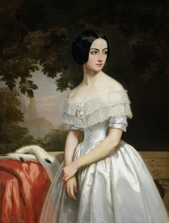 Mary Matthews, Madame Julien-Francois-Bertrand de La Chere (1824-1890) by Marcel Verdier