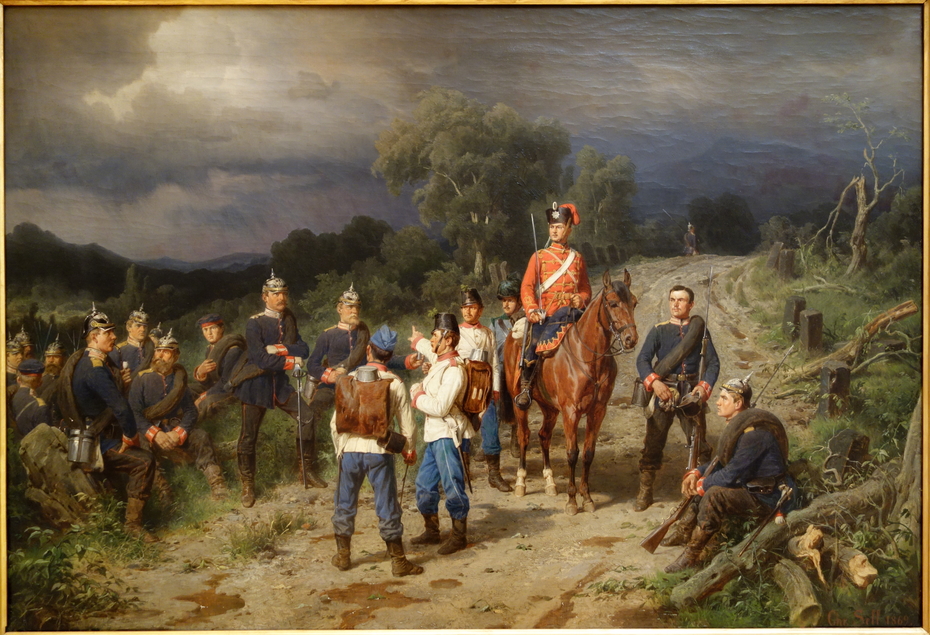 Meeting of the Austrian and Prussian Commanders