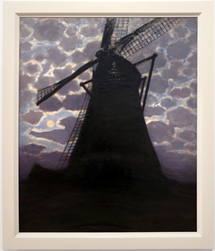 Mill at evening by Piet Mondrian