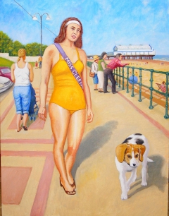 ‘Miss Cleethorpes’, (2012) Oil on Linen, 66.2 x 102 cm