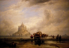 Mont Saint-Michel, Normandy by Edward William Cooke