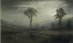 Moonlight on Mount Lafayette, New Hampshire by William Trost Richards