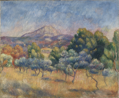 Mount of Sainte-Victoire by Auguste Renoir