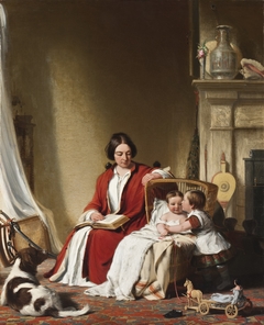 Mrs. Bradford Ripley Alden and her Children by Robert Walter Weir