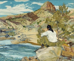 On the Rio Grande by Walter Ufer