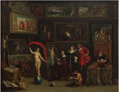 Painter’s cabinet by Frans Francken the Younger