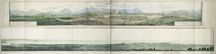 Panorama van Roodezand, in het Land van Waveren by Unknown Artist