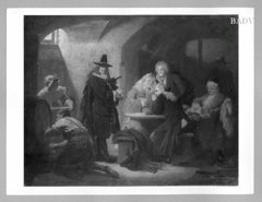 Party in a wine - cellar by Karl Theodor von Piloty