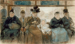 Passengers in the Tram