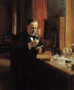 Pasteur's portrait by Edelfelt by Albert Edelfelt