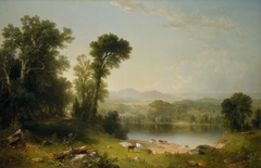 Pastoral Landscape by Asher Brown Durand
