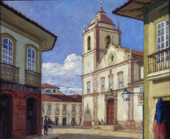 Páteo da Sé, 1862 by José Wasth Rodrigues