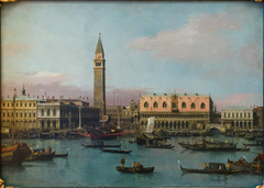 Piazzetta and Riva degli Schiavoni, Venice by Canaletto