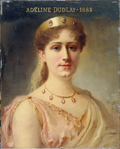 Portrait d'Adeline Dudlay (1858-1934), sociétaire de la Comédie-Française, dans le rôle d'Alcmène by Daniel Bérard